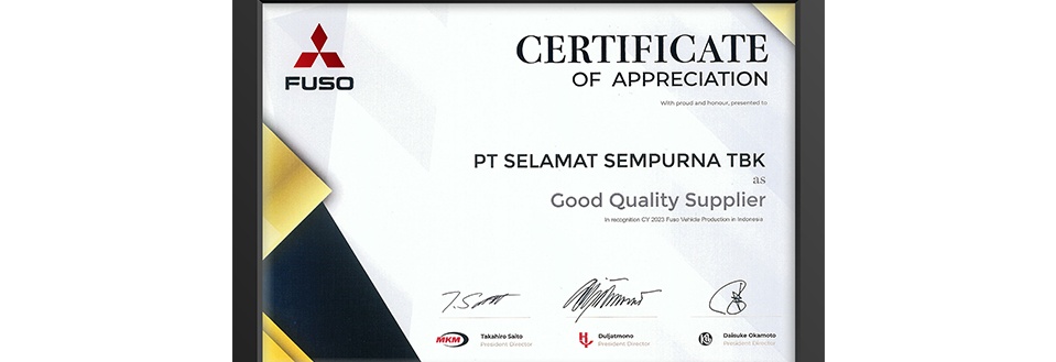 The Good Quality Supplier from PT Mitsubishi Kramayudha Motors and Manufacturing