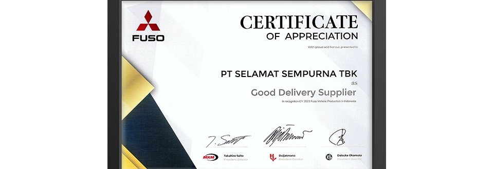 The Good Delivery Supplier from PT Mitsubishi Kramayudha Motors and Manufacturing